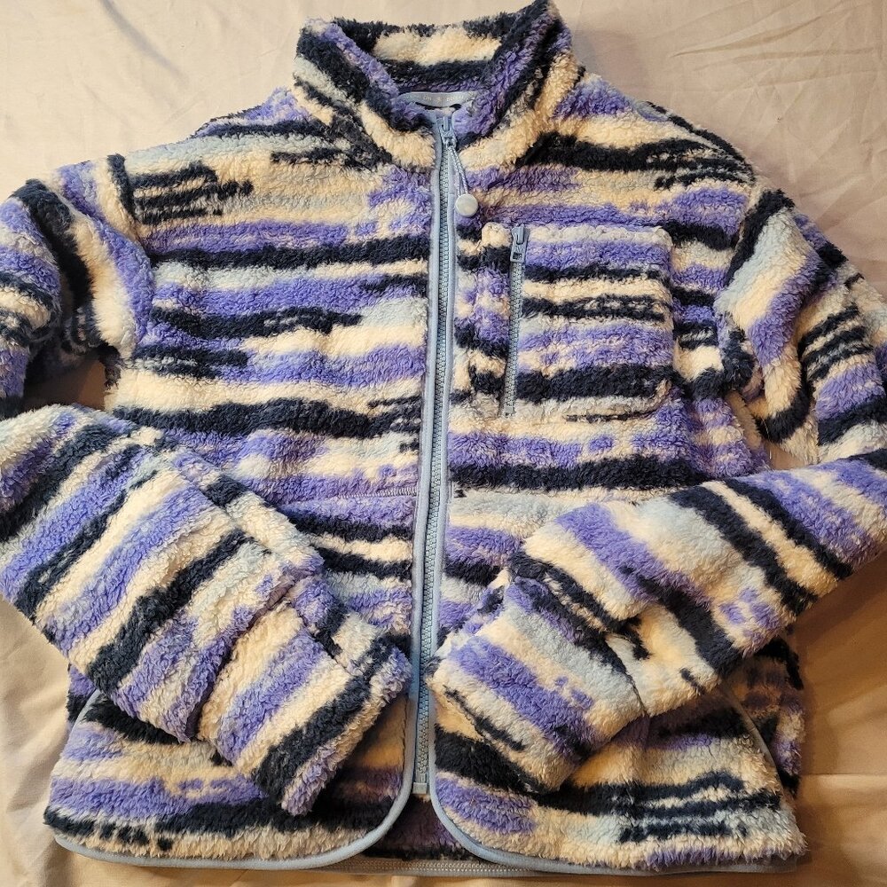Athleta Girl So Toasty Tugga Sherpa Jacket EUC size 14